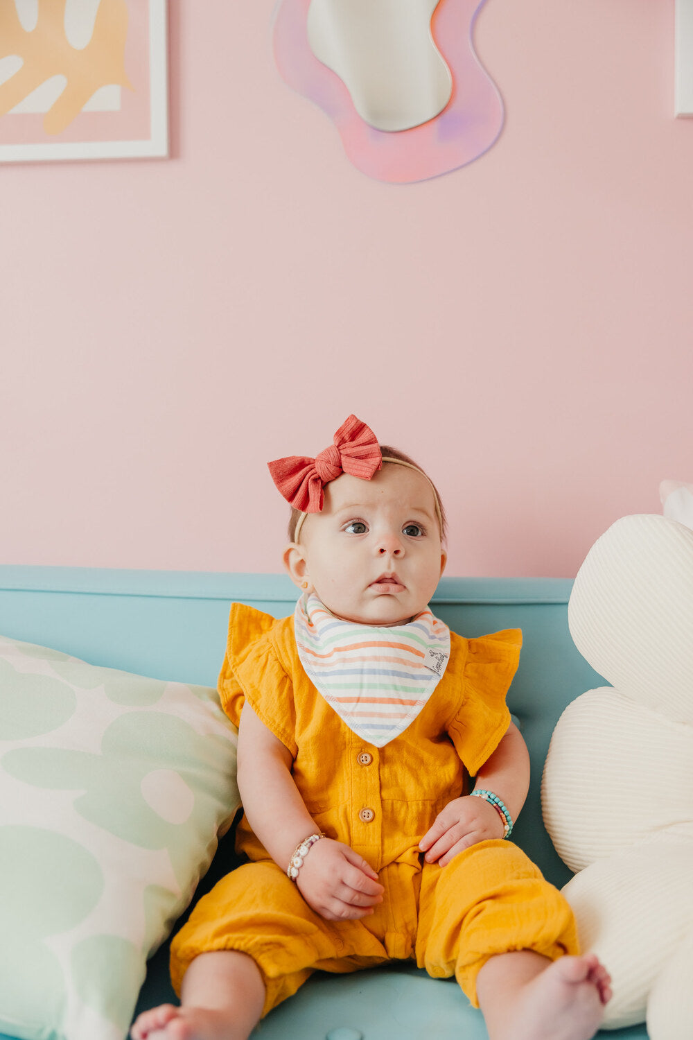 Cheery Bandana Bib Set
