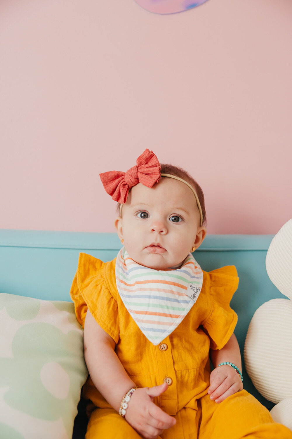 Cheery Bandana Bib Set