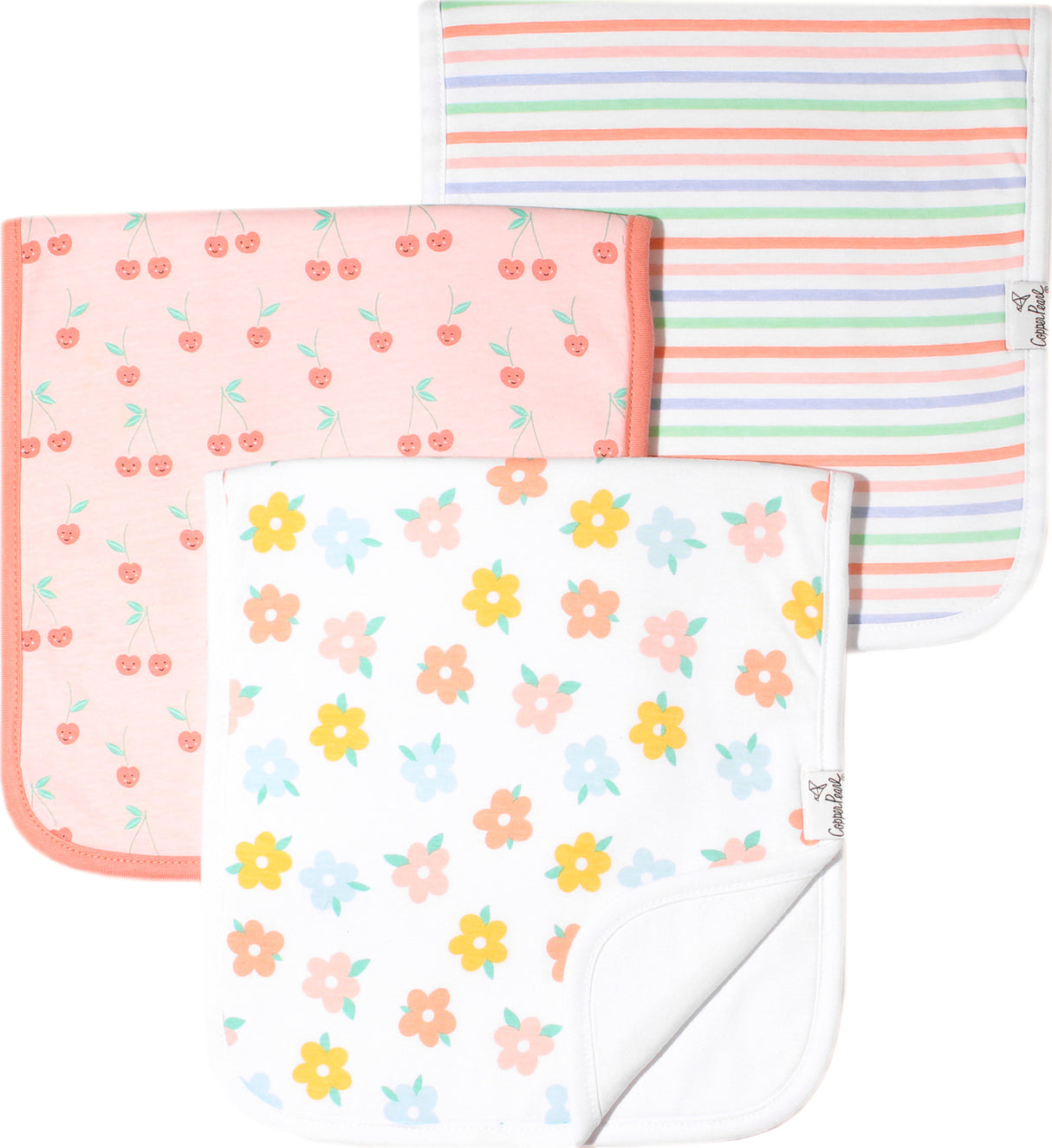 Cheery Burp Cloth Set