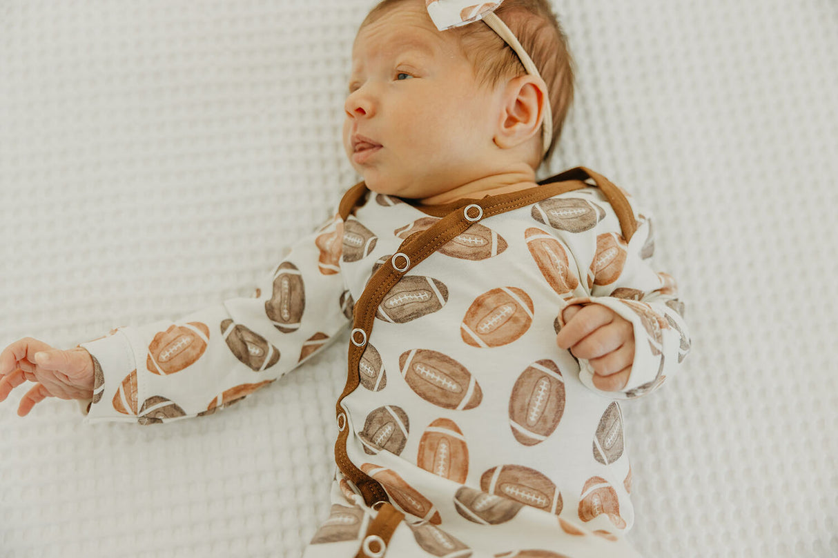 Blitz Newborn Knotted Gown