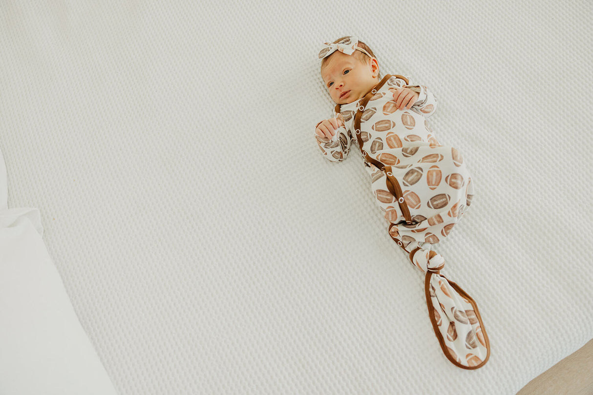 Blitz Newborn Knotted Gown