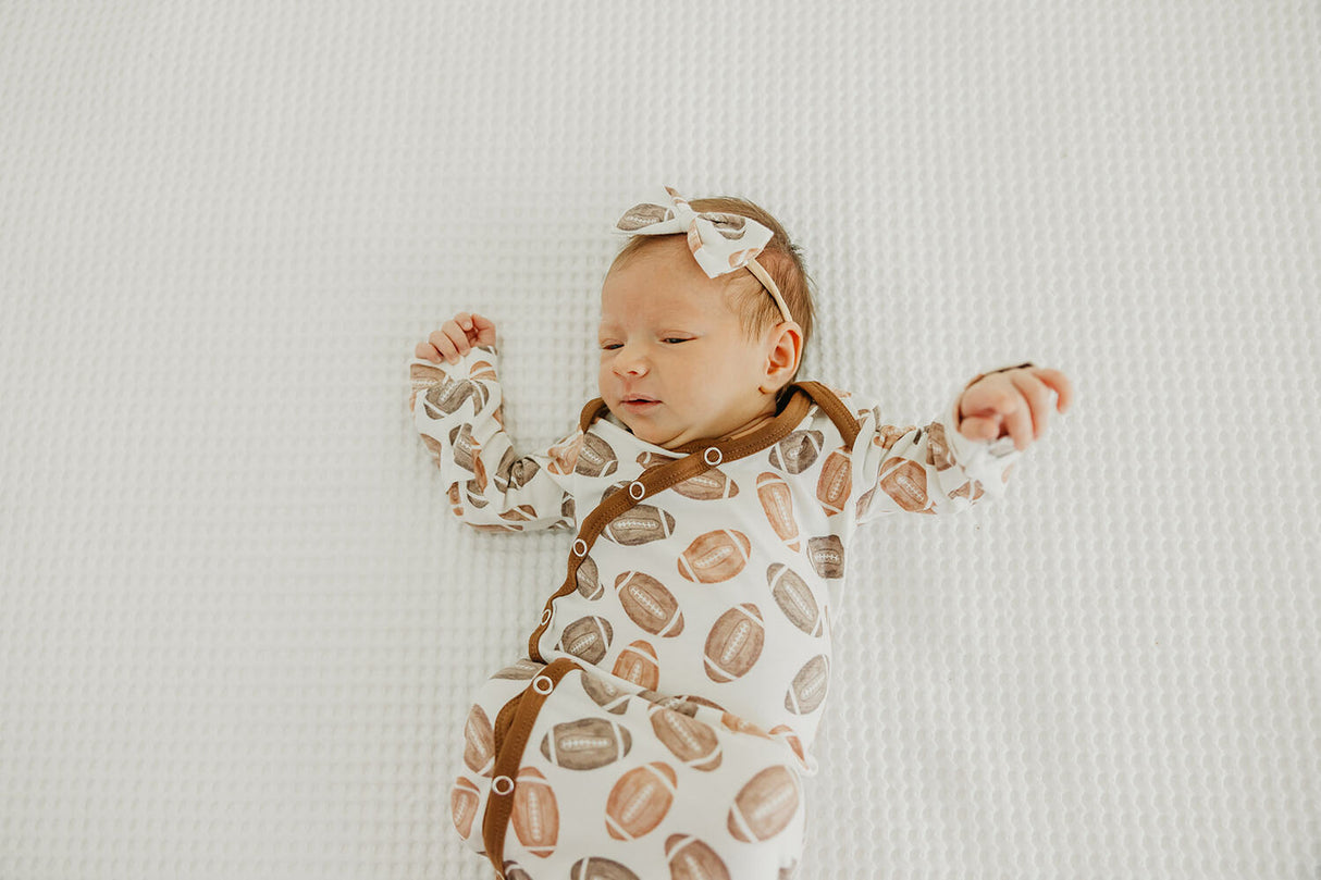 Blitz Newborn Knotted Gown