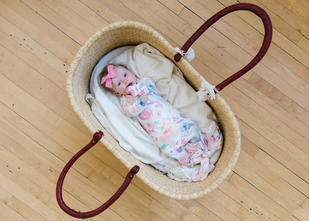 Bloom Knotted Gown 0-4mo