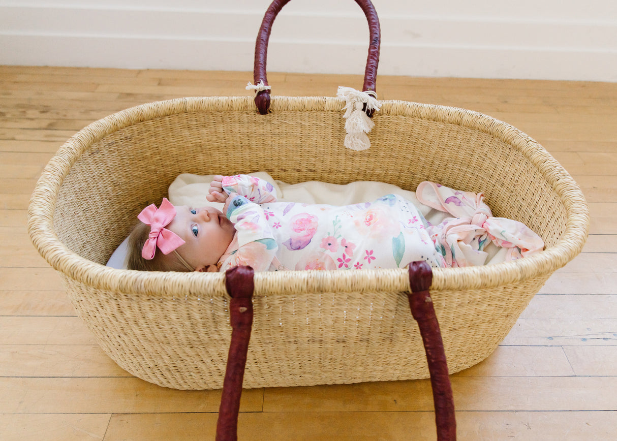 Bloom Knotted Gown 0-4mo