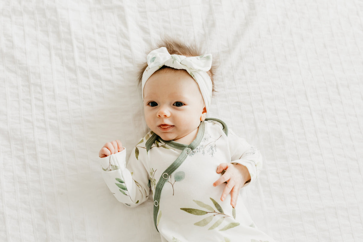 Haven Newborn Knotted Gown
