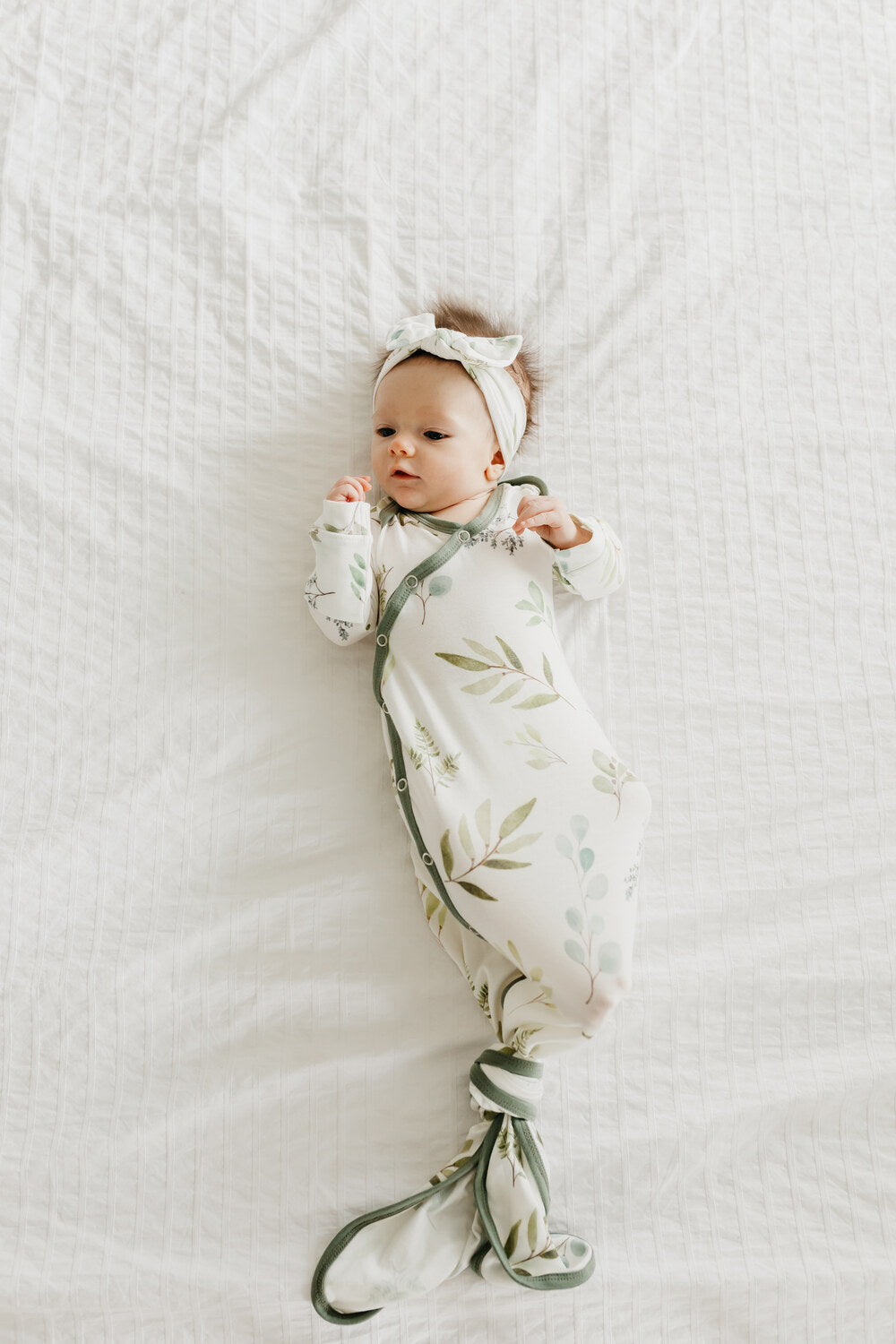 Haven Newborn Knotted Gown