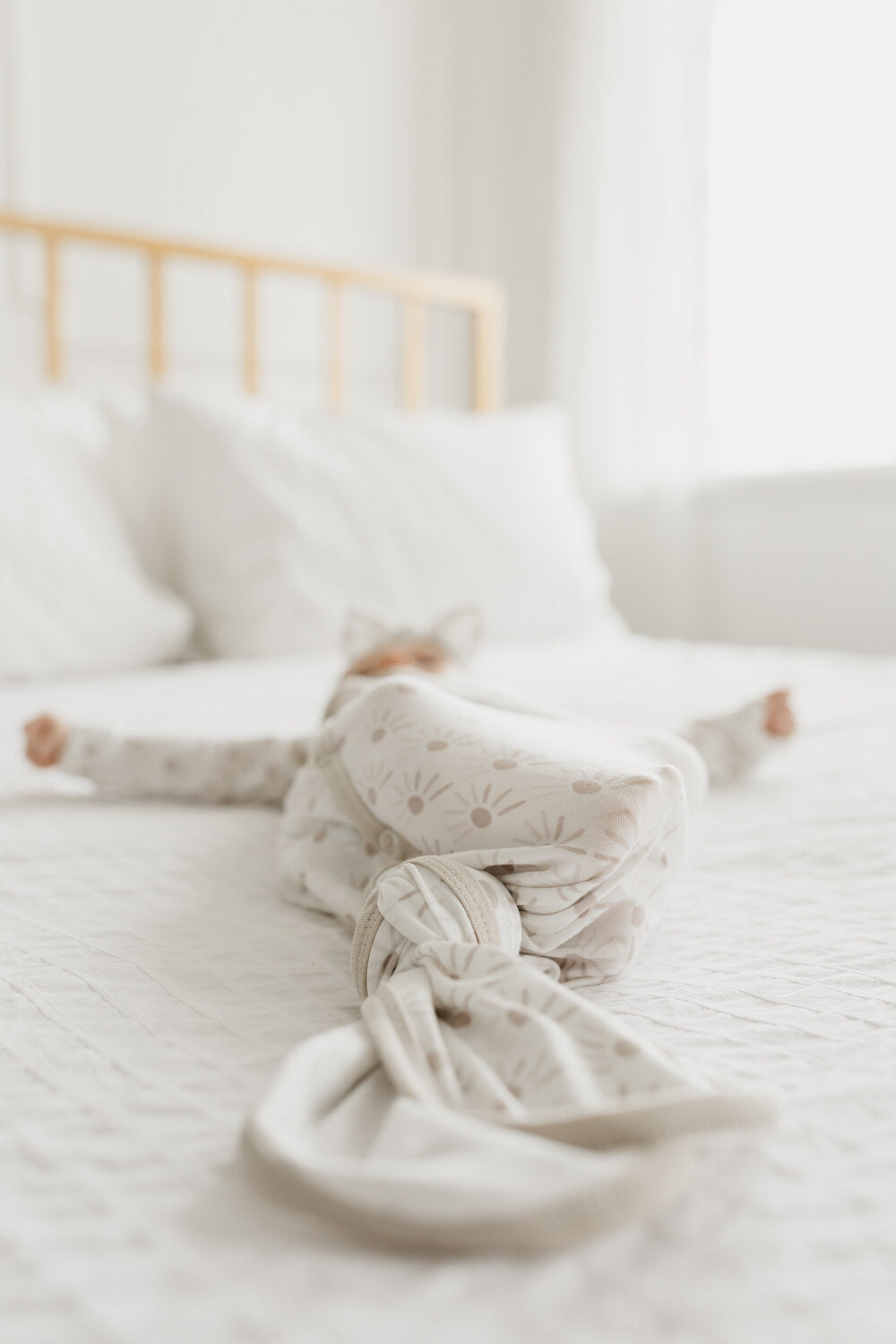 Shine Newborn Knotted Gown