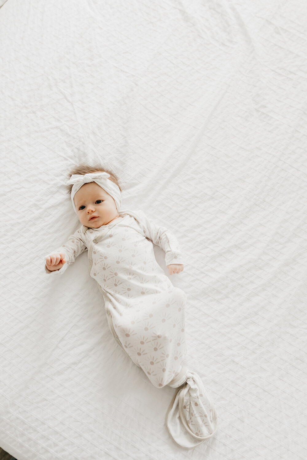 Shine Newborn Knotted Gown
