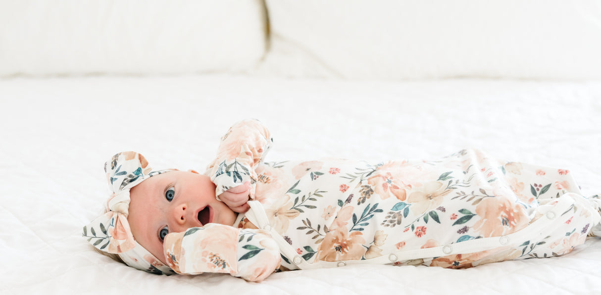 Autumn Knotted Gown 0-4mo