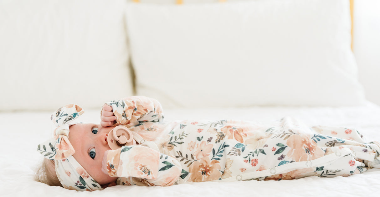 Autumn Knotted Gown 0-4mo