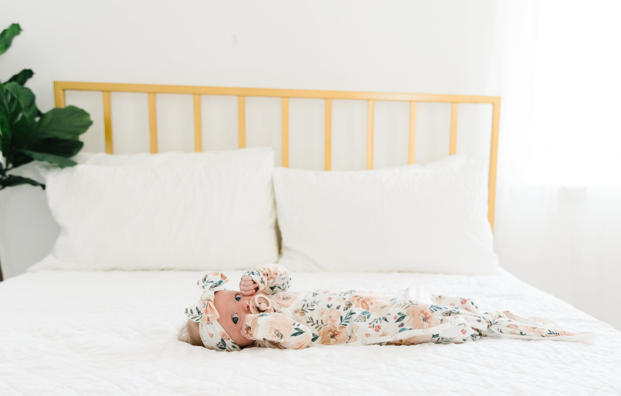 Autumn Knotted Gown 0-4mo