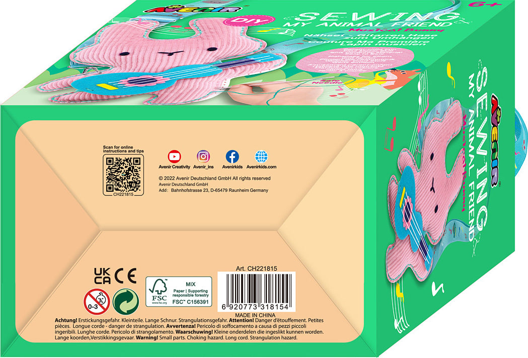 Sewing Kit - Musical Bunny