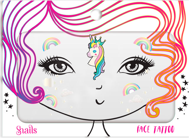 Face Tattoo Unicorn