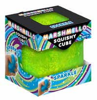Marshmello Squishy Cube Sparkle