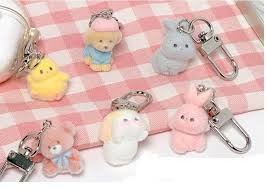 Softie Fluffy Animal Keyring