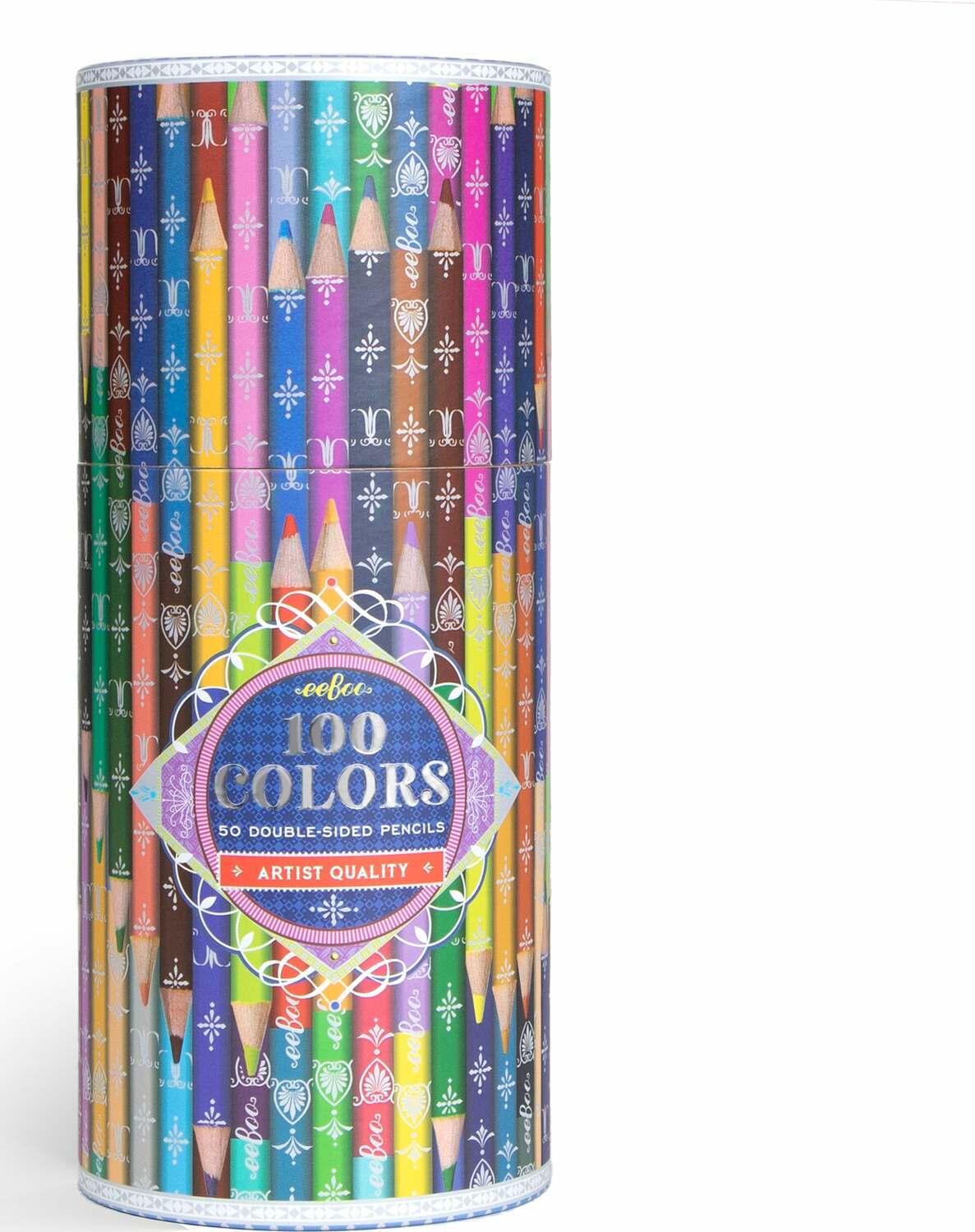 100 Colors Double-Sided Pencils (double-sided pencils - 50 pencils, 100 colors)