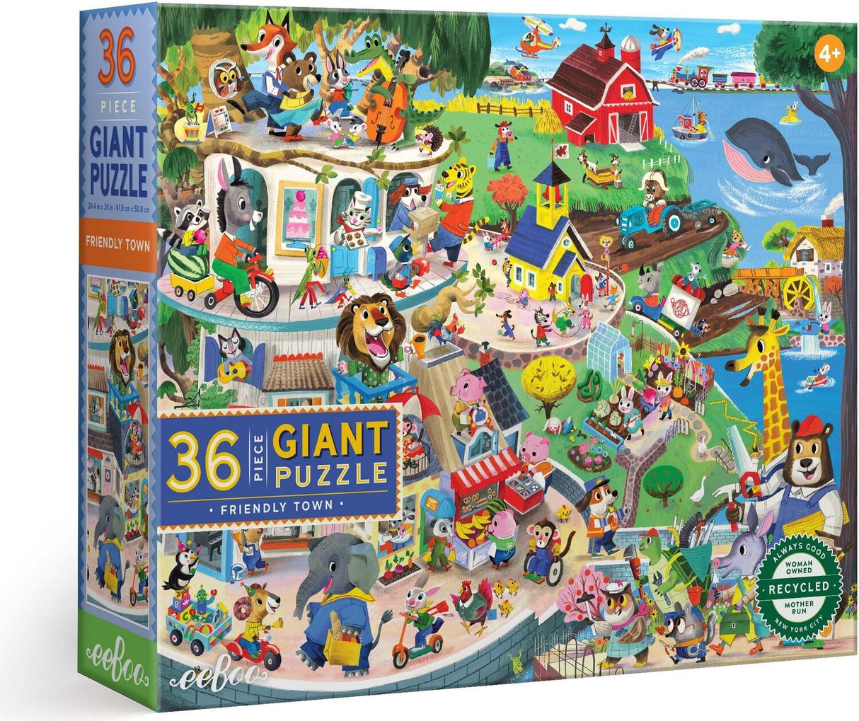 Friendly Town (36 piece giant puzzles)