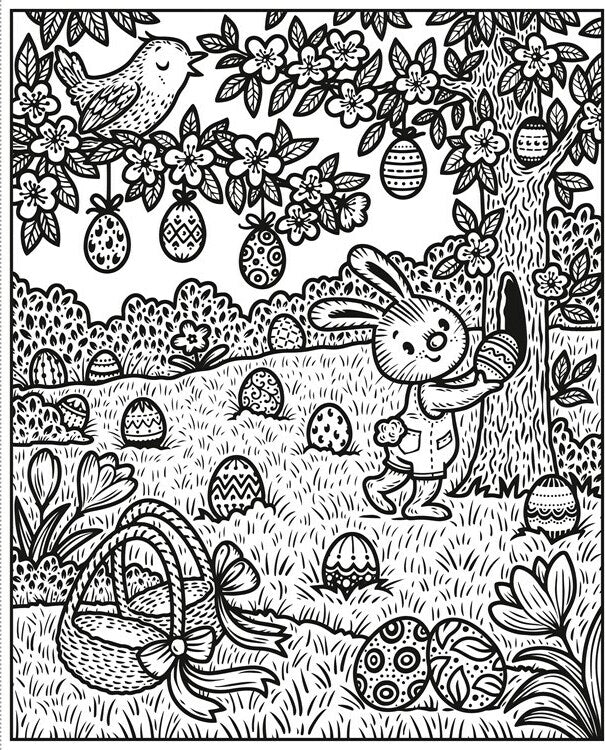 Easter, Magic Painting Book