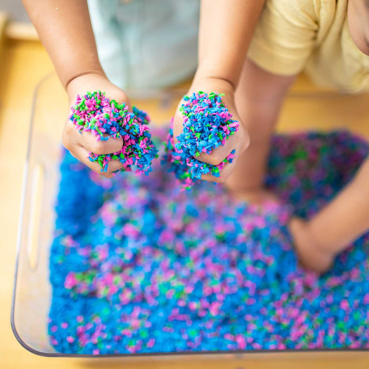 Playfoam Pluffle™ Black Red Blue and Orange 4-Pack