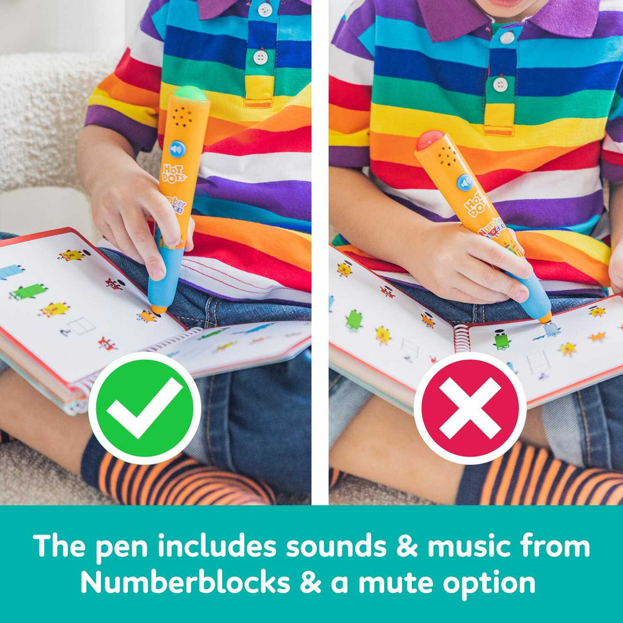 Hot Dots® Numberblocks Activity Book 11-20 and Interactive Pen