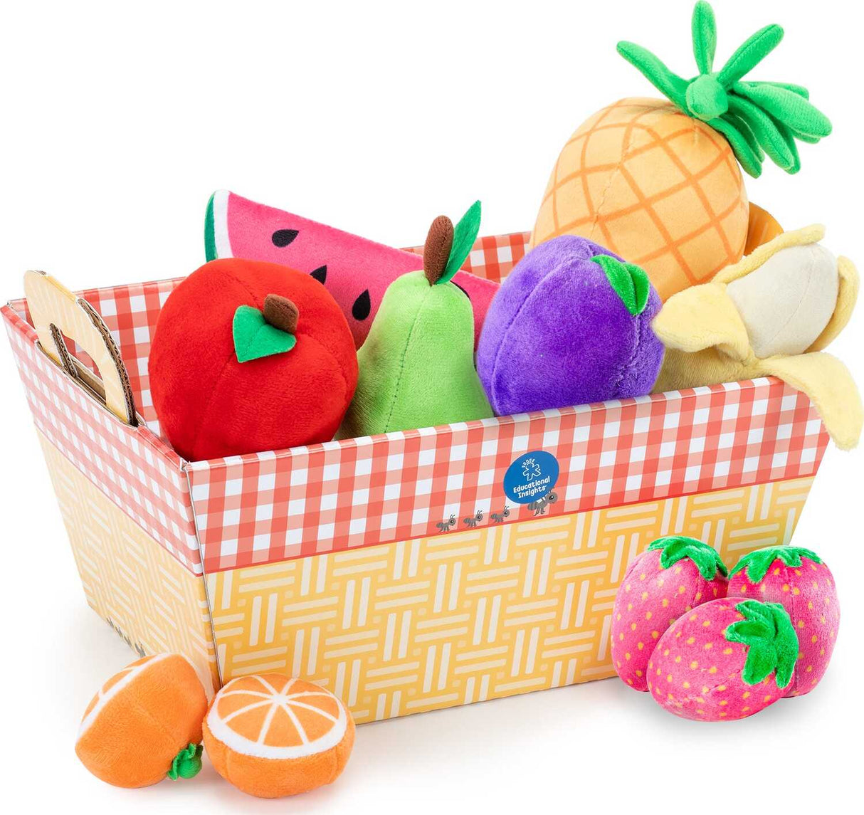Plush Fruit Basket