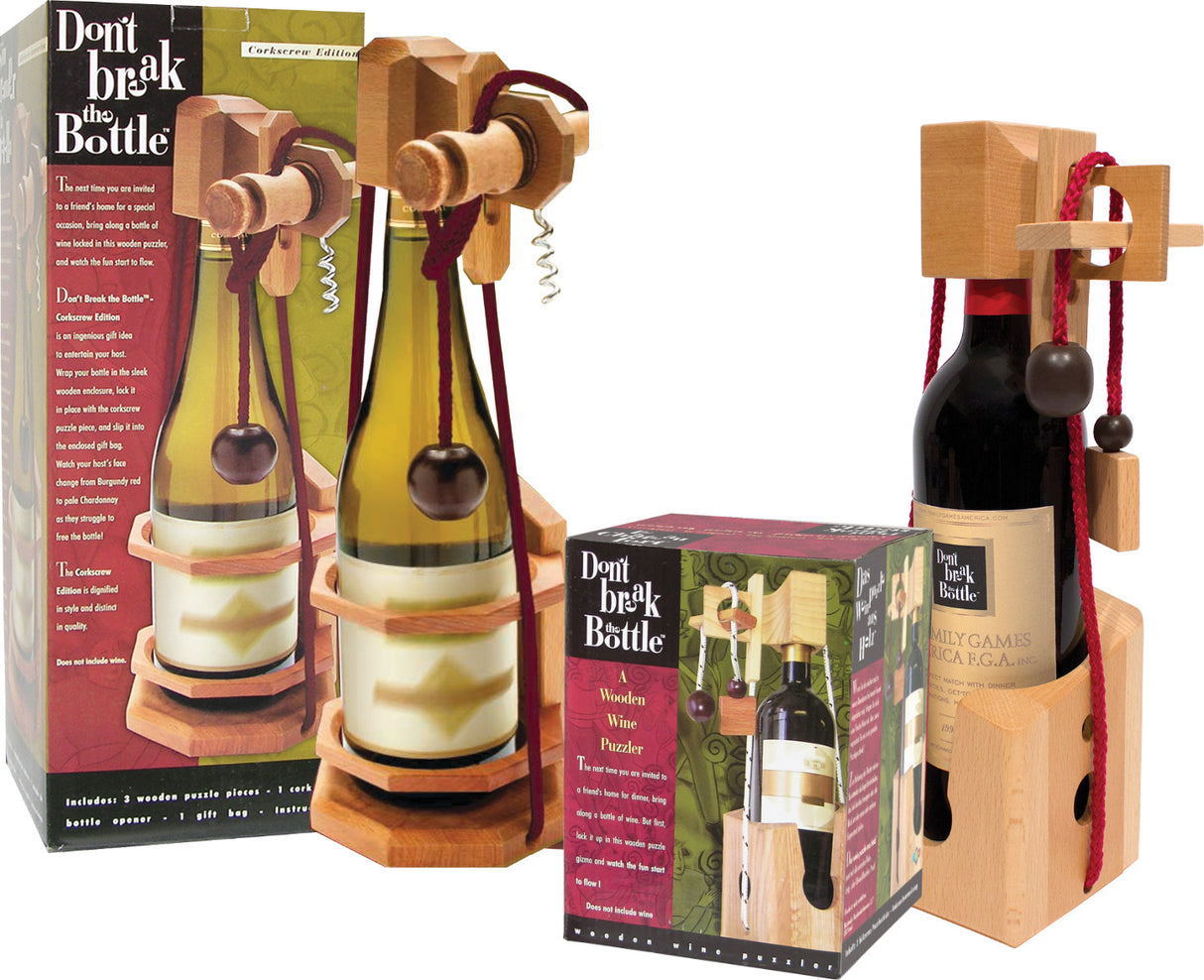 Don't Break The Bottle Wine Puzzle - Original
