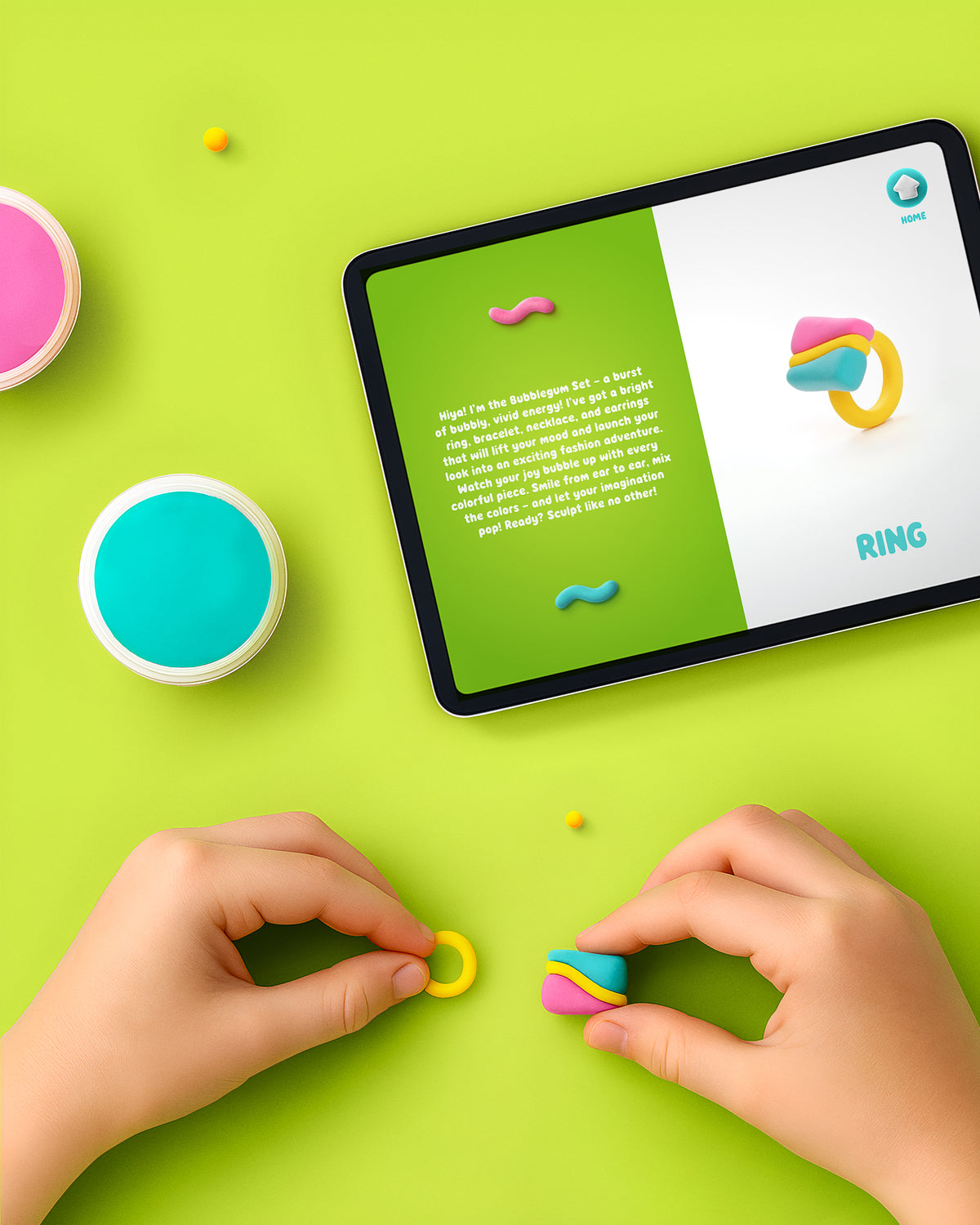 Hey Clay Bijou Vivid Accessories