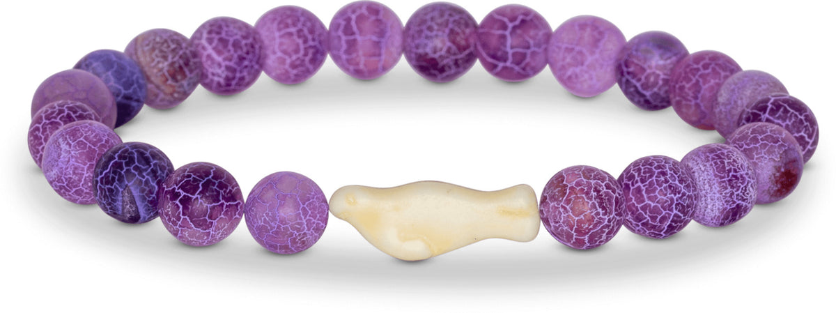 Fahlo Seal Tracking Bracelet - Coral Reef Violet