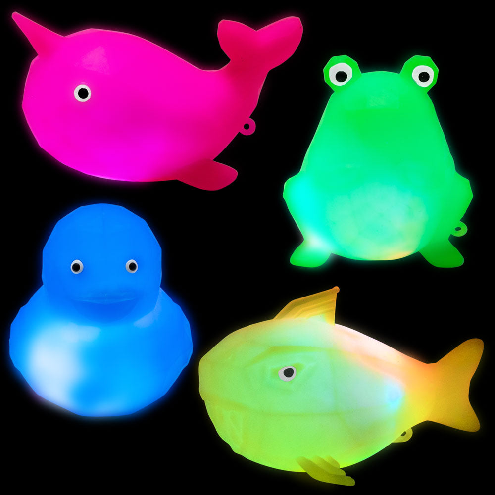 Light-Up Geo Animals