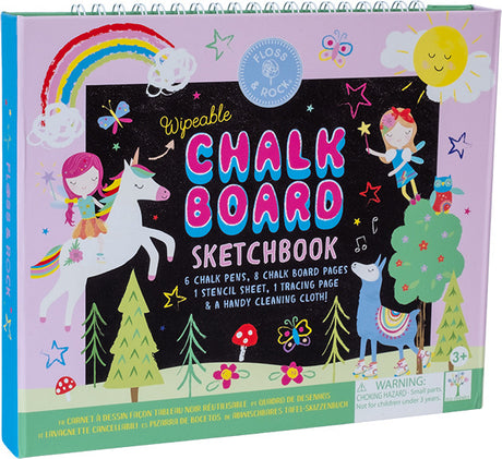Rainbow Fairy Chalkboard Sketchbook