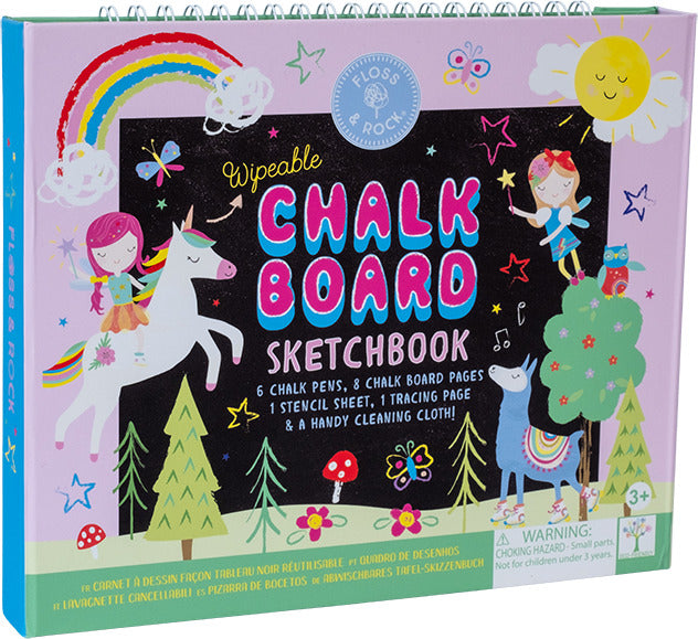 Rainbow Fairy Chalkboard Sketchbook
