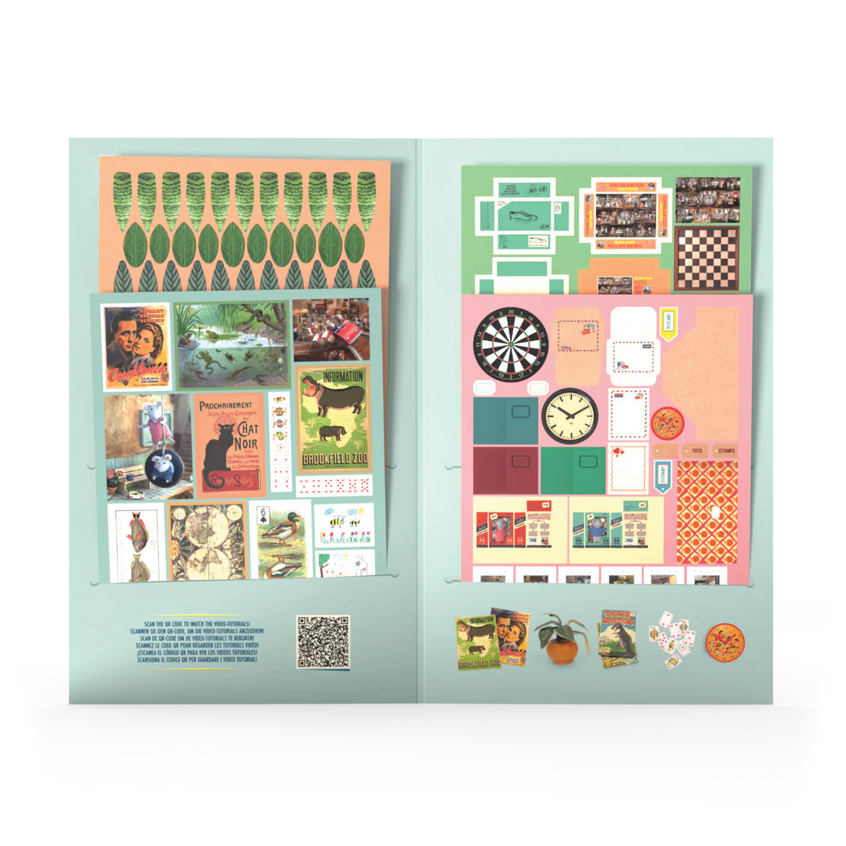 Die-Cut Prints - Bedroom