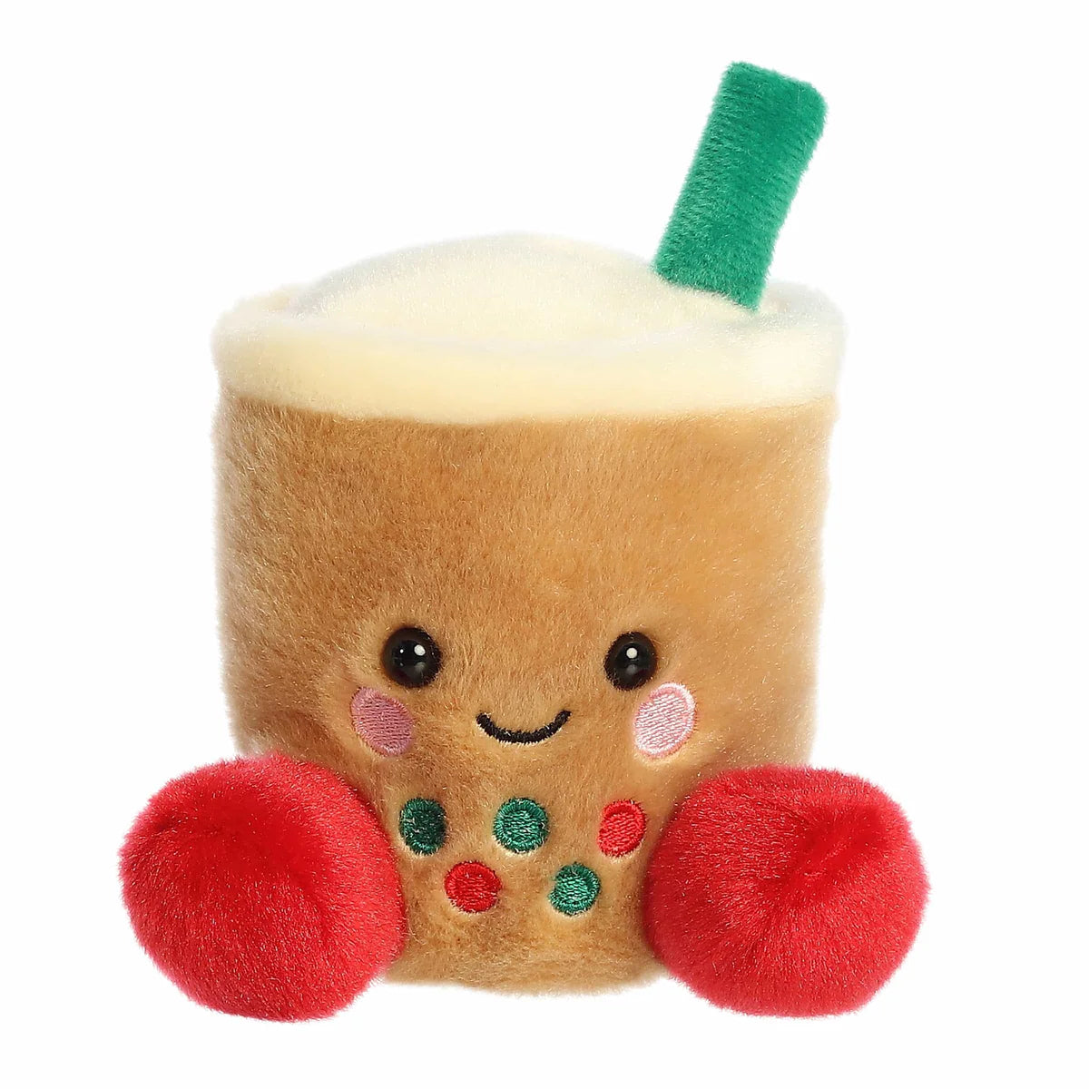 Palm Pals: Chewy Festive Boba – Holiday Plush Boba Toy