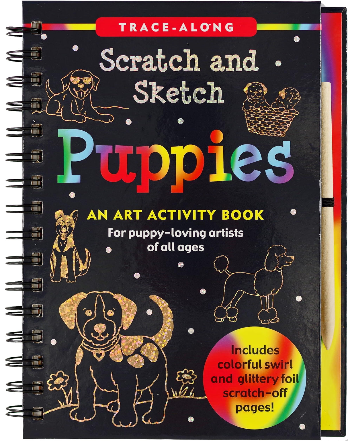 Scratch & Sketch Puppies (Trace-Along): An Art Activity Book