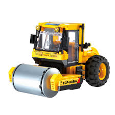 Wise Block Pavement Roller | Buildable Construction Vehicle