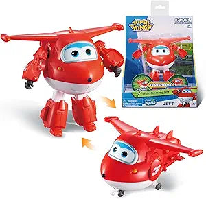 Super Wings Transforming Jett | 5" Plane-to-Robot Toy