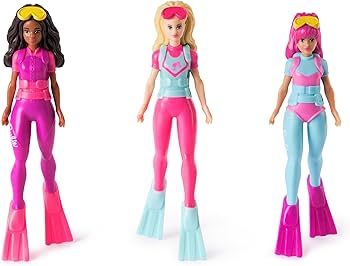 Barbie Dive Characters 3-Pack | Pool & Bathtime Toy Set