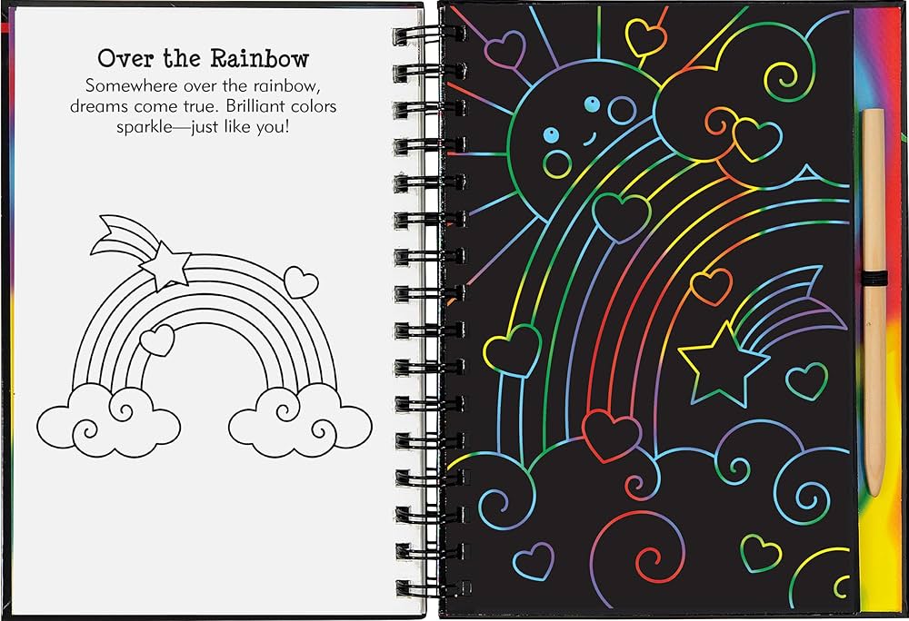 Scratch and Sketch Rainbow Magic | Magical Foil Art Book