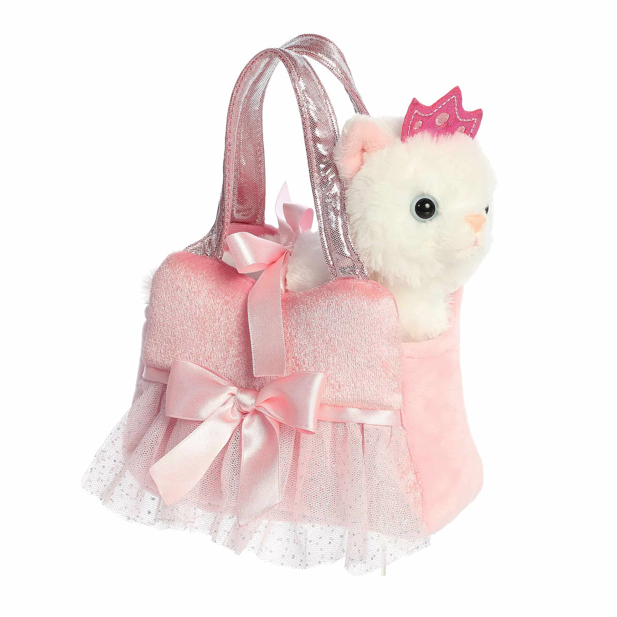 Fancy Pals Princess Kitty Tutu – 7″ Plush & Fashionable Carrier