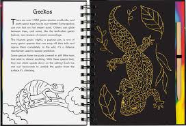 Scratch & Sketch Reptiles | Foil Art Book for Kids