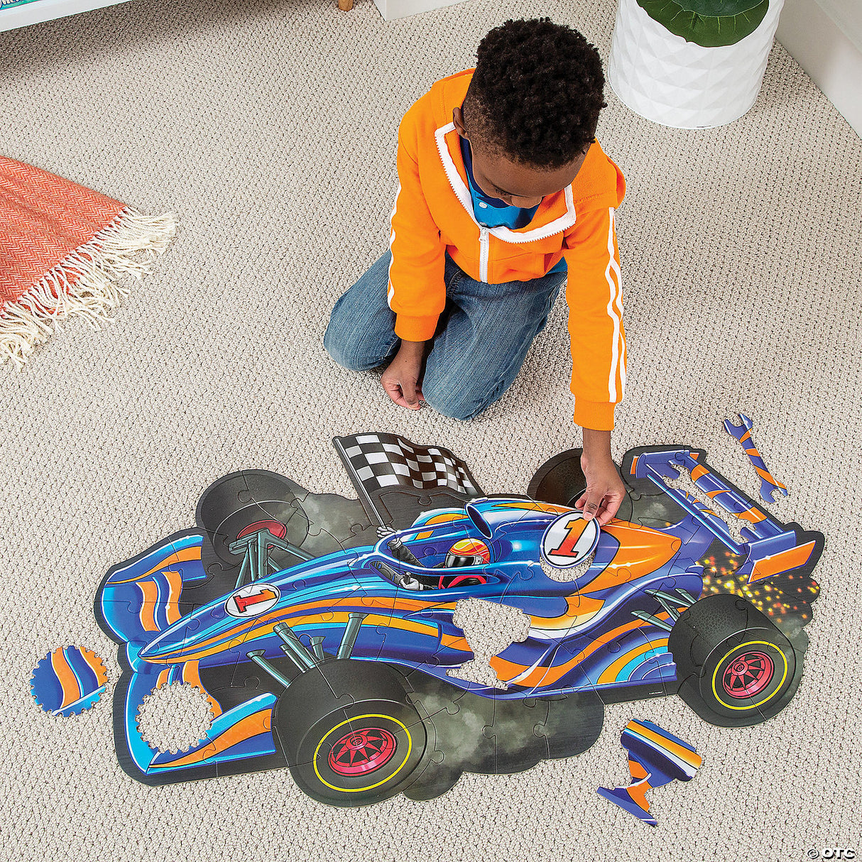 Floor Puzzle: Race Car