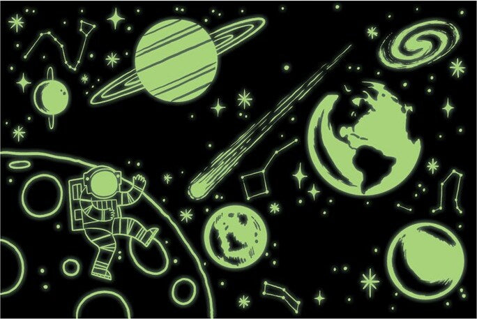 Outer Space Glow-in-the-Dark Puzzle