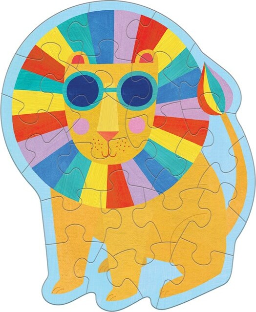 Rainbow Lion Shaped Mini Puzzle