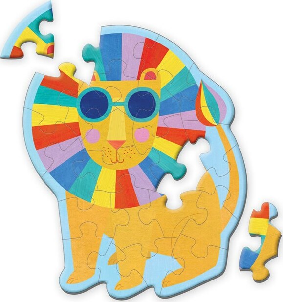 Rainbow Lion Shaped Mini Puzzle