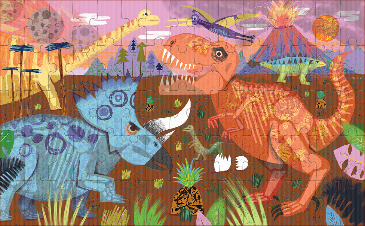 Dinosaur Roar 75 Piece Lenticular Puzzle