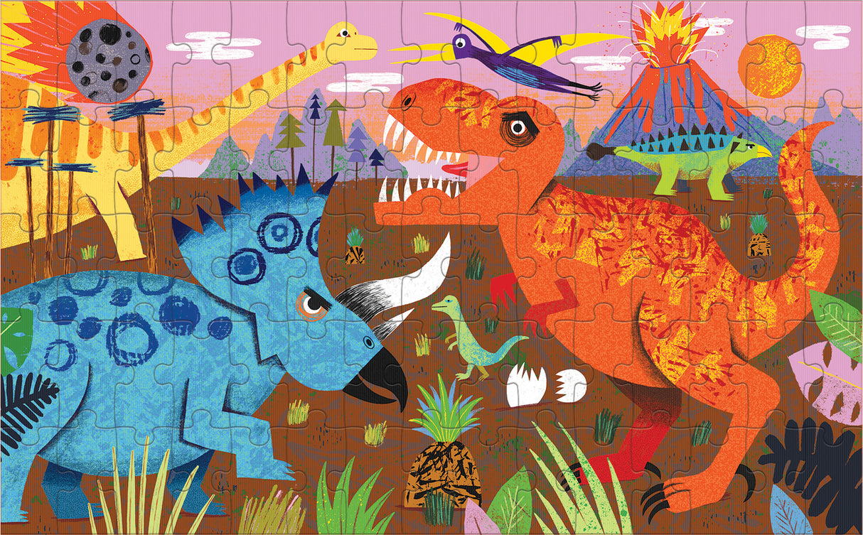Dinosaur Roar 75 Piece Lenticular Puzzle
