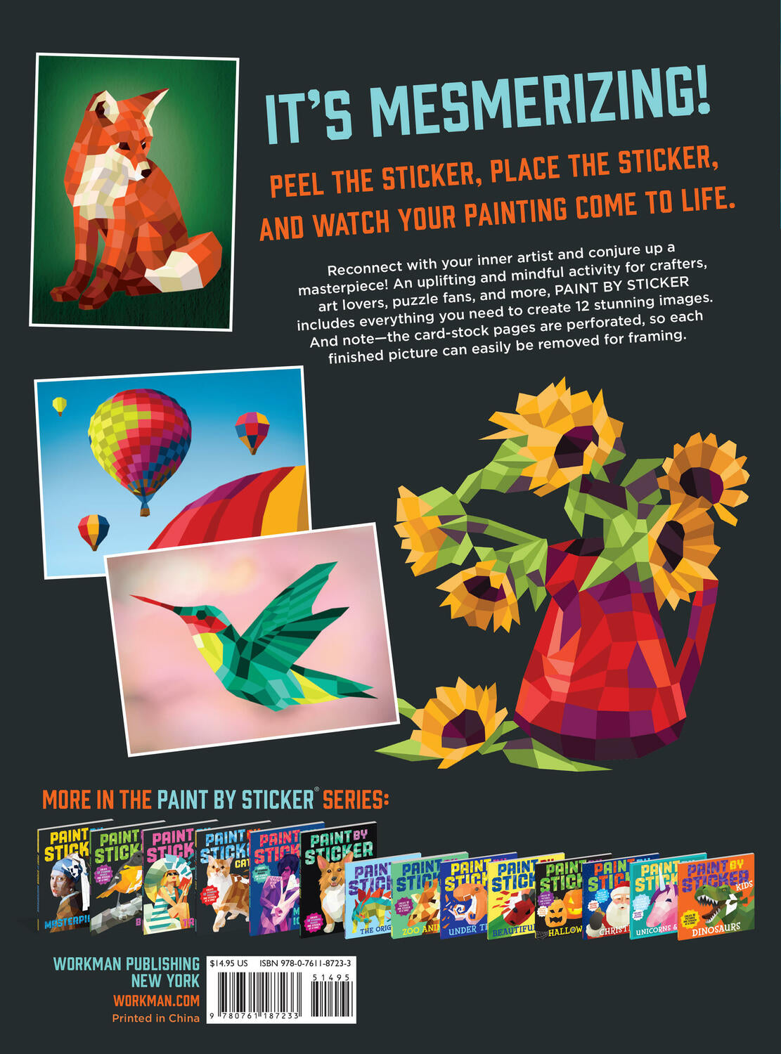 Paint by Sticker: Create 12 Masterpieces One Sticker at a Time!