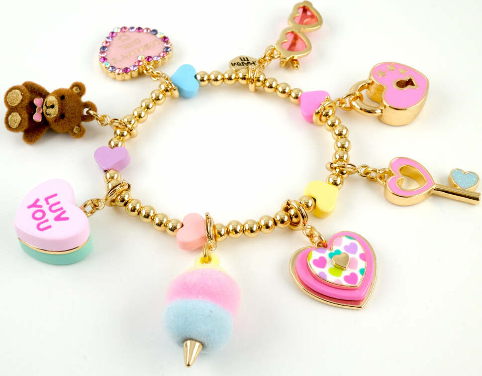 Gold Cotton Candy Charm
