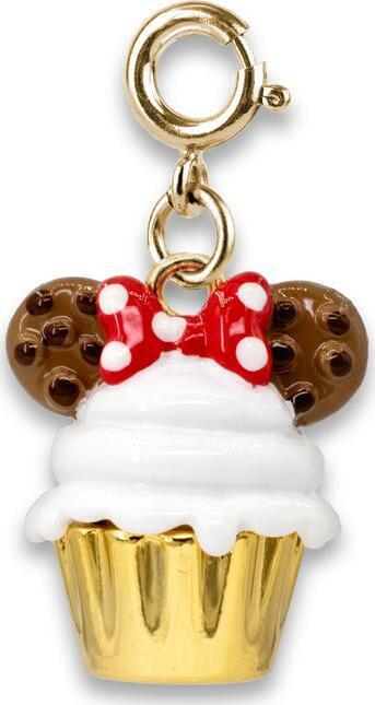 Gold Minnie Cupcake Charm