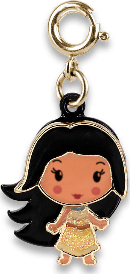 Gold Swivel Pocahontas Charm